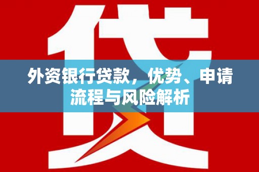 凌河外资银行贷款，优势、申请流程与风险解析