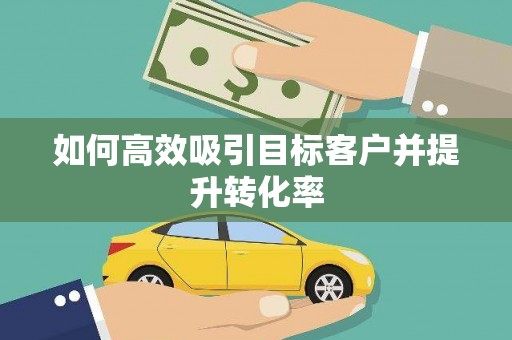 凌河如何高效吸引目标客户并提升转化率
