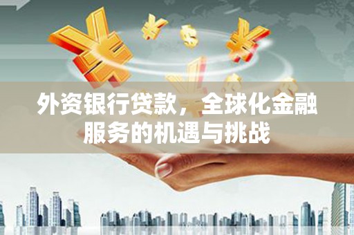 凌河外资银行贷款，全球化金融服务的机遇与挑战