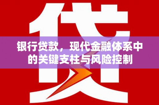 凌河银行贷款，现代金融体系中的关键支柱与风险控制
