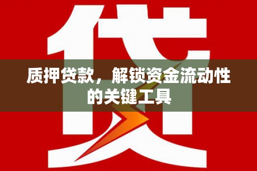 凌河质押贷款，解锁资金流动性的关键工具