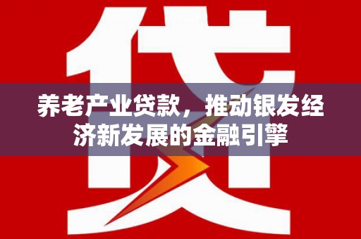 凌河养老产业贷款，推动银发经济新发展的金融引擎