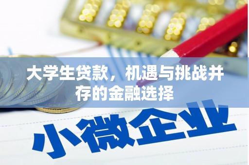 凌河大学生贷款，机遇与挑战并存的金融选择