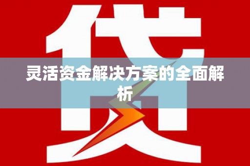 凌河灵活资金解决方案的全面解析